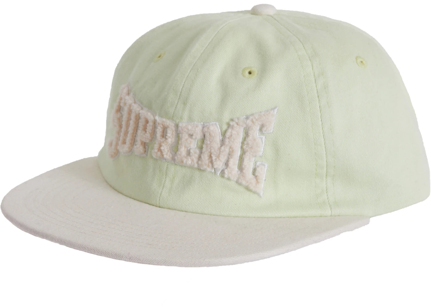 Supreme Chenille Logo 6-Panel Pale Lime