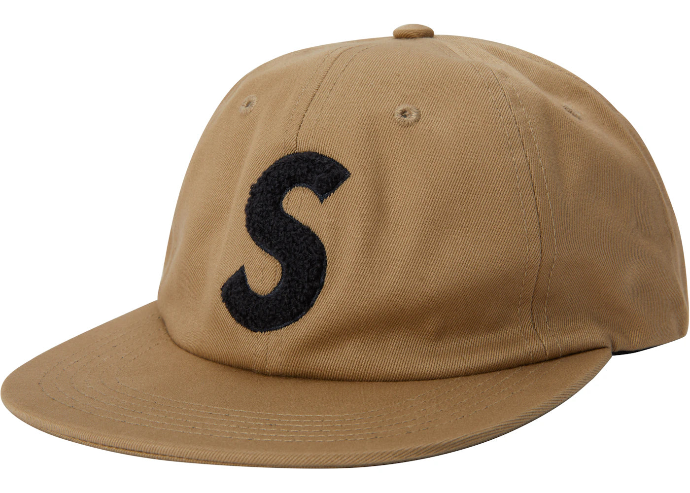 Supreme Chenille S Logo 6 Panel Tan