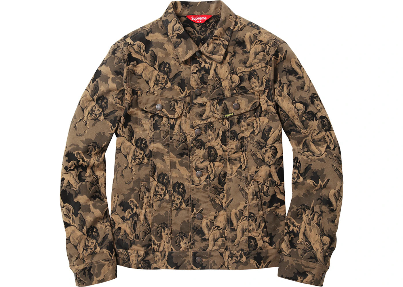 Supreme Cherub Trucker Jacket Gold