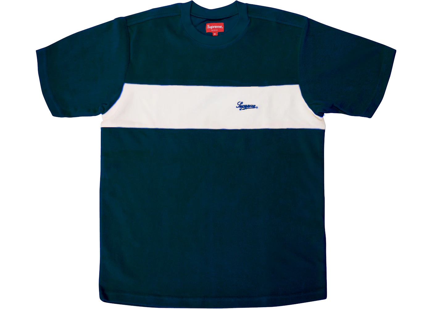 Supreme Chest Stripe Terry Top Dark Teal