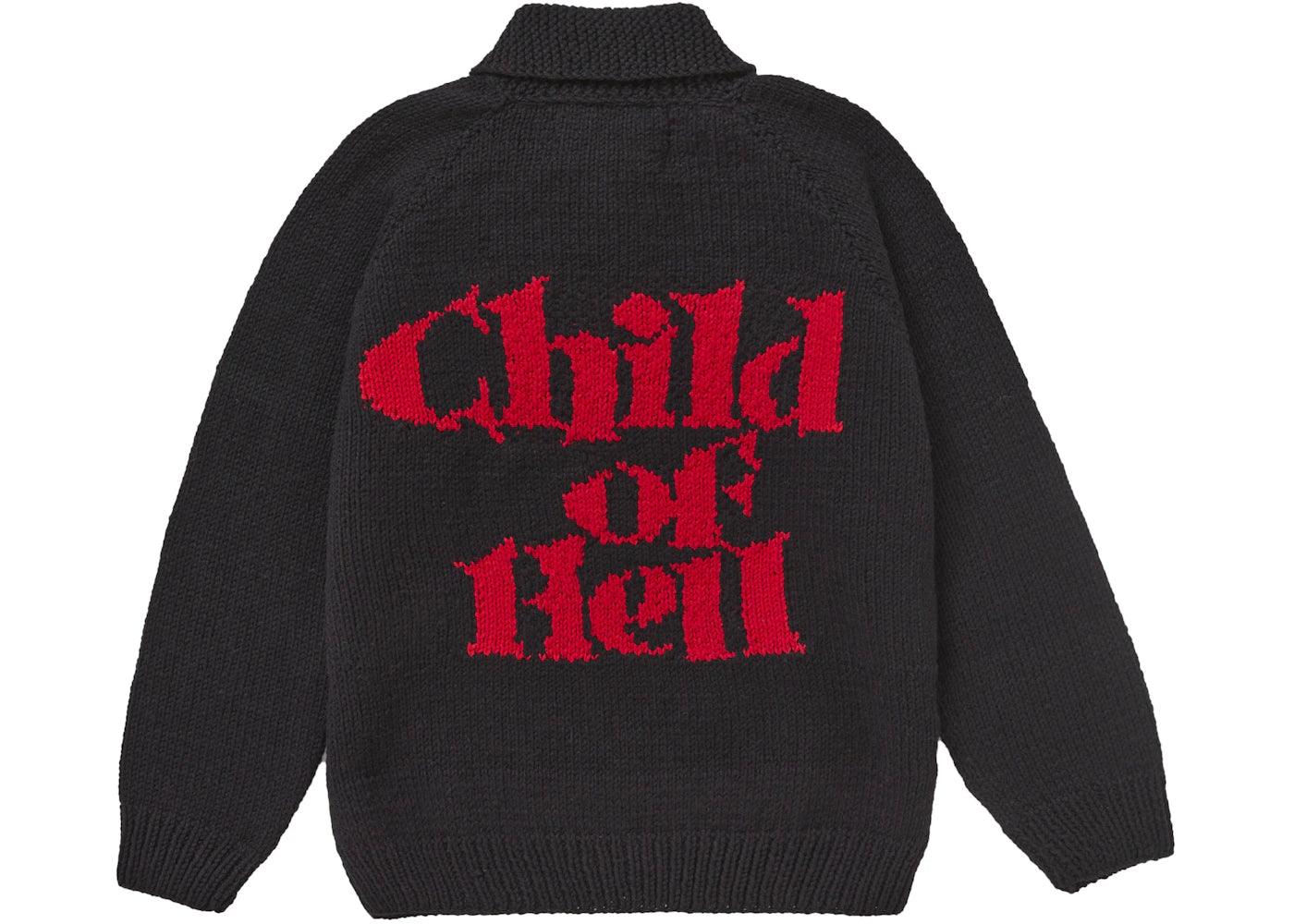 Supreme Child of Hell Cowichan Sweater Black