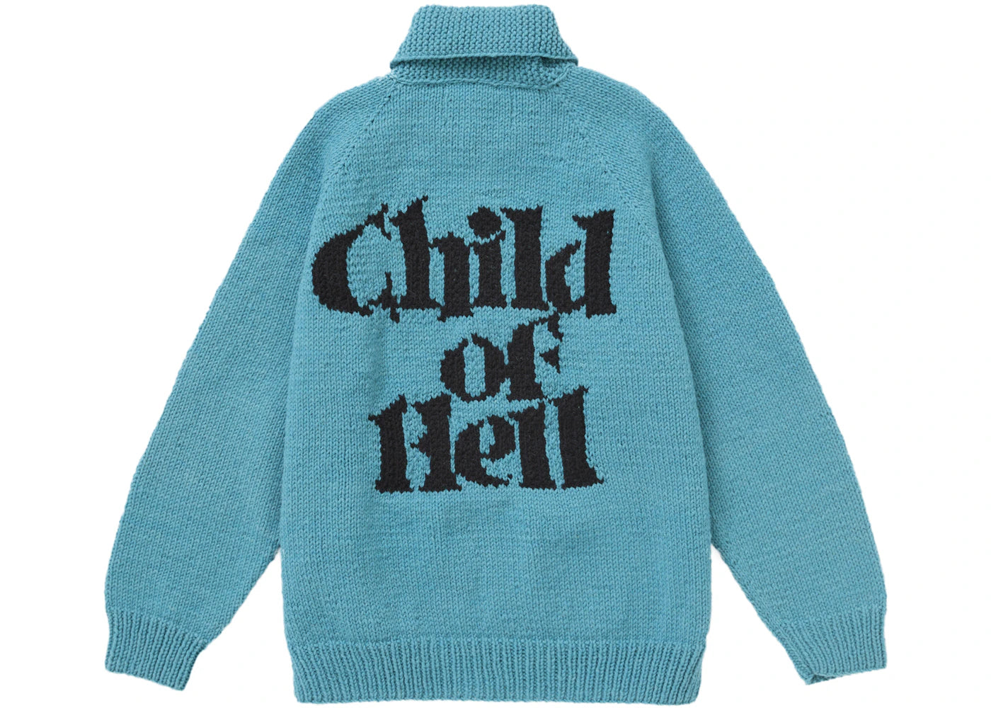 Supreme Child of Hell Cowichan Sweater Blue