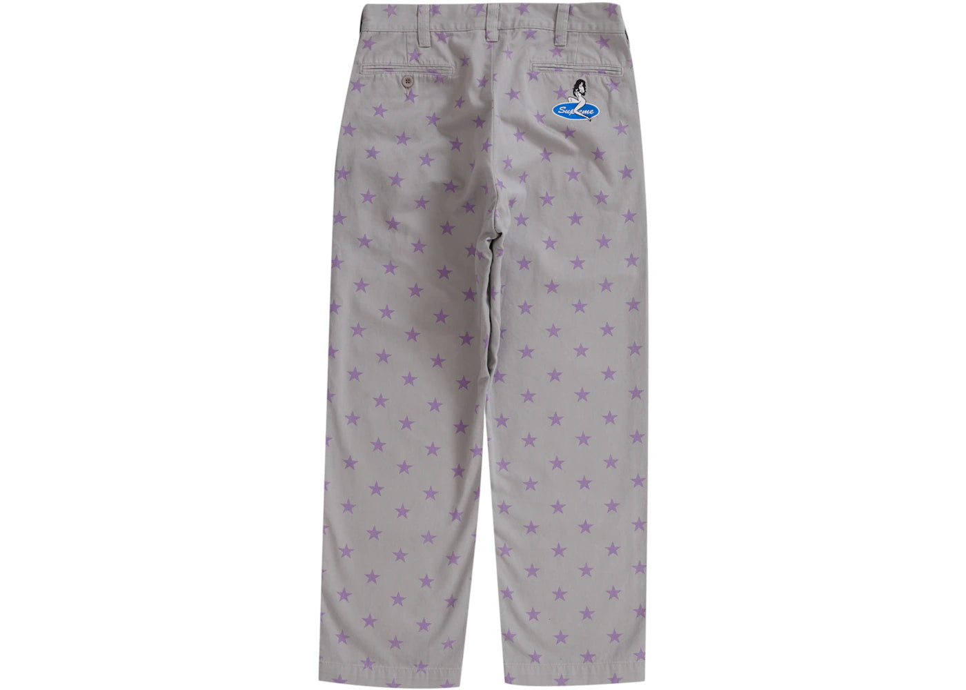 Supreme Chino Pant Grey Stars