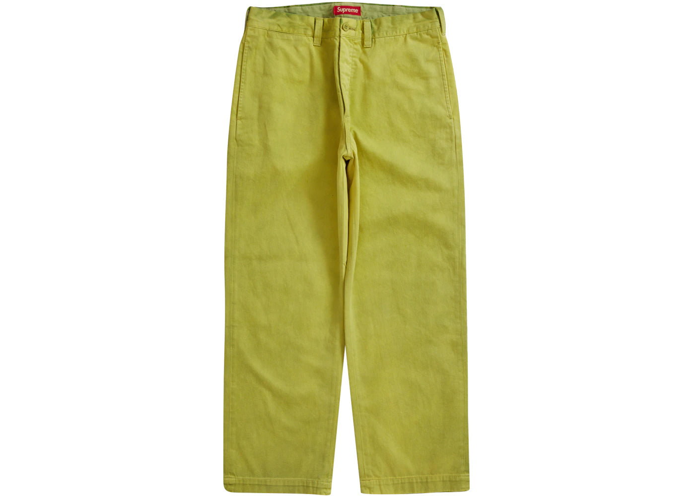 Supreme Chino Pant Washed Green