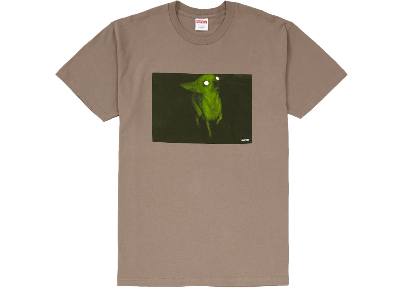 Supreme Chris Cunningham Chihuahua Tee Taupe