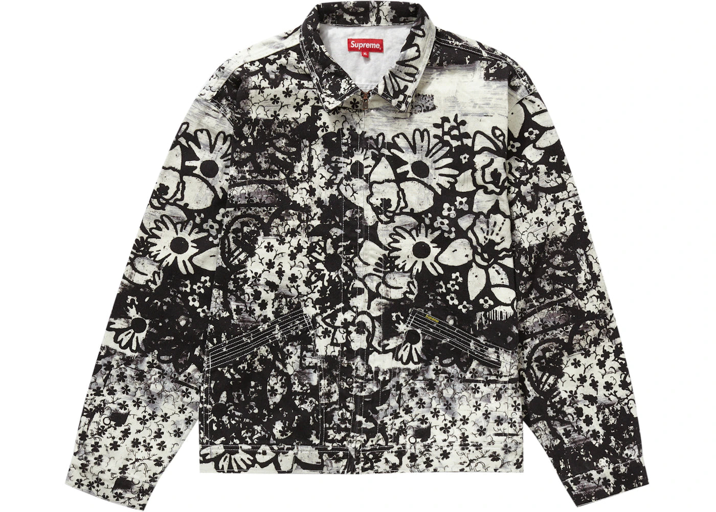 Supreme Christopher Wool Denim Work Jacket Black