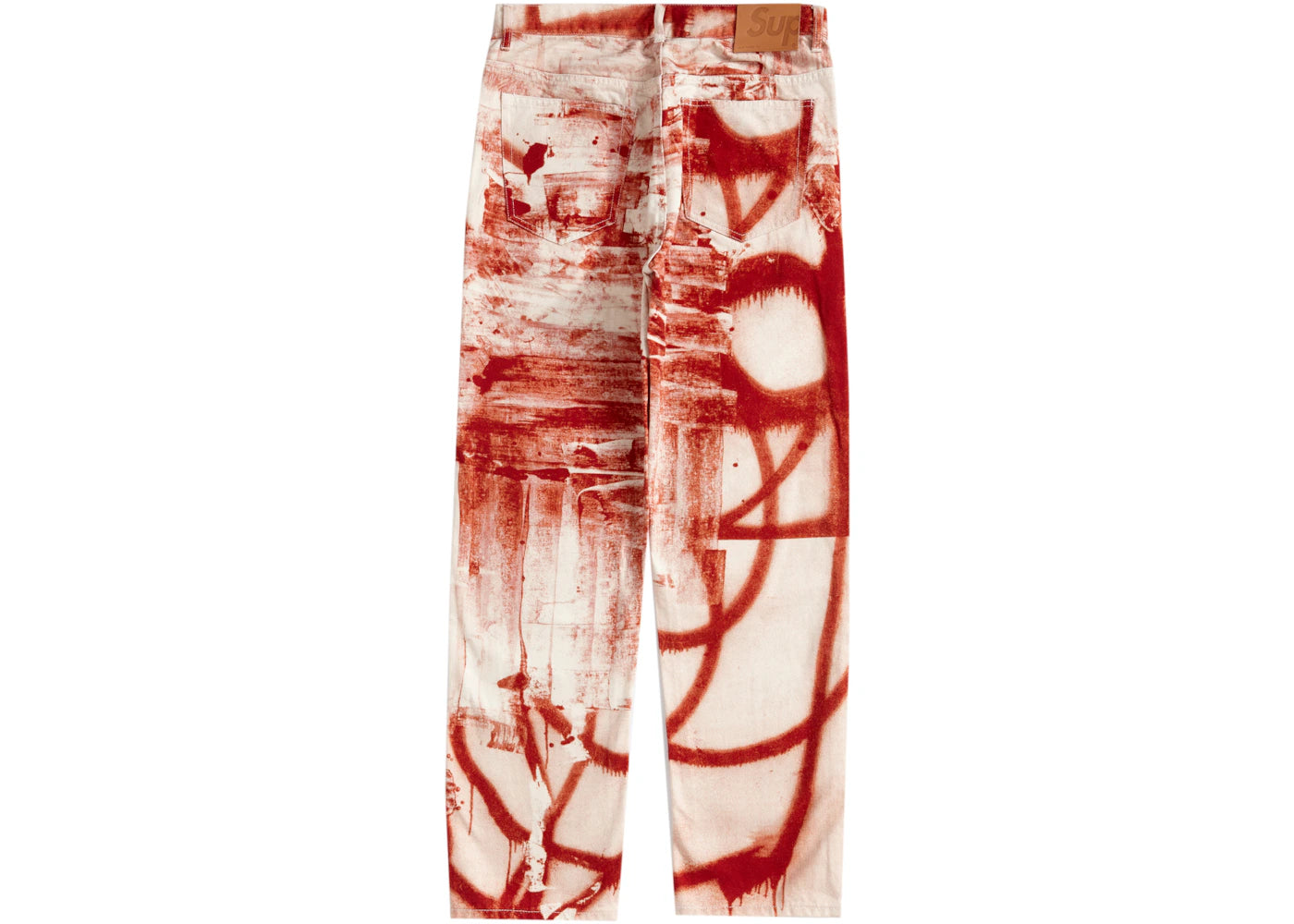 Supreme Christopher Wool Regular Jean Red