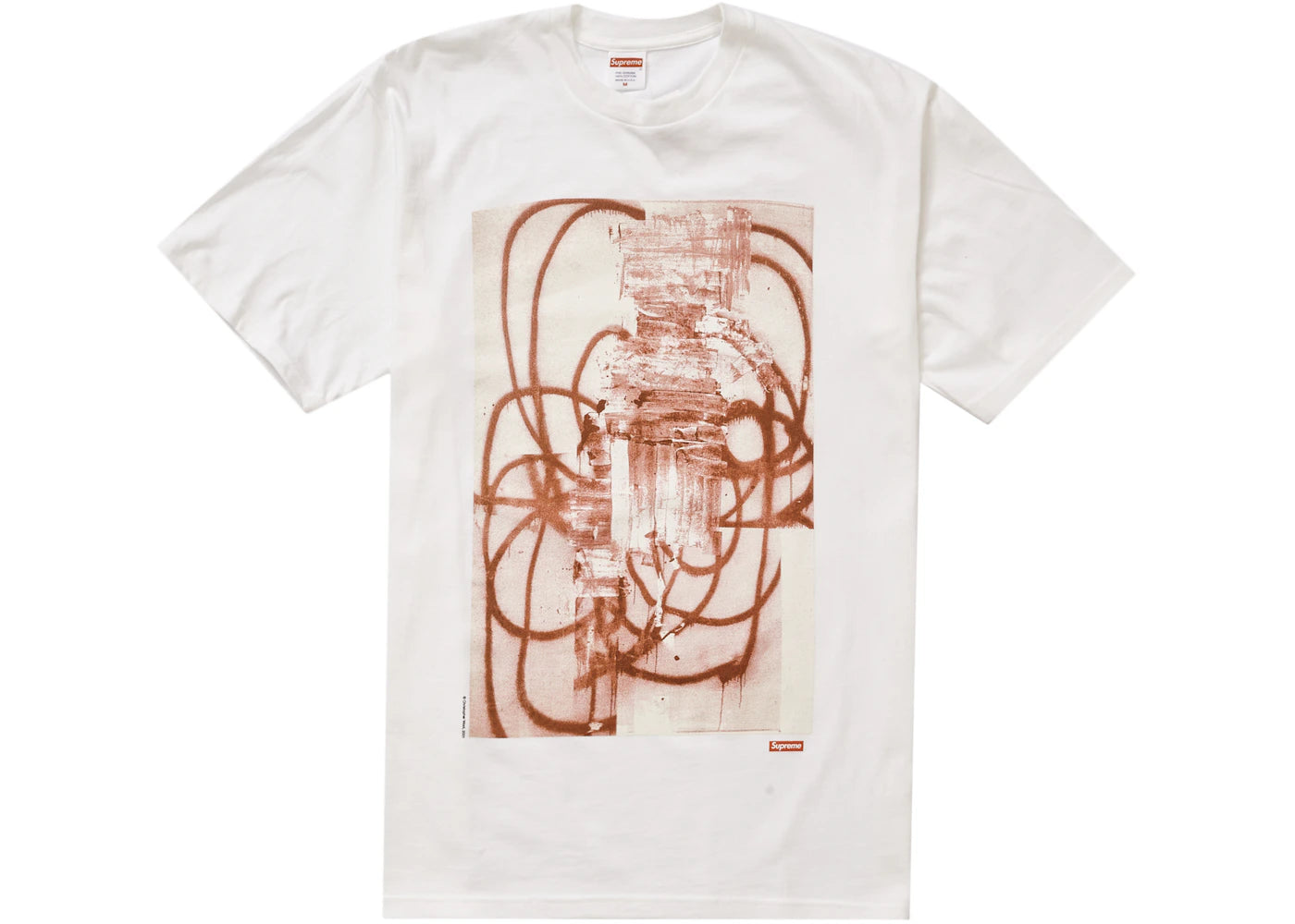 Supreme Christopher Wool 2001 Tee White