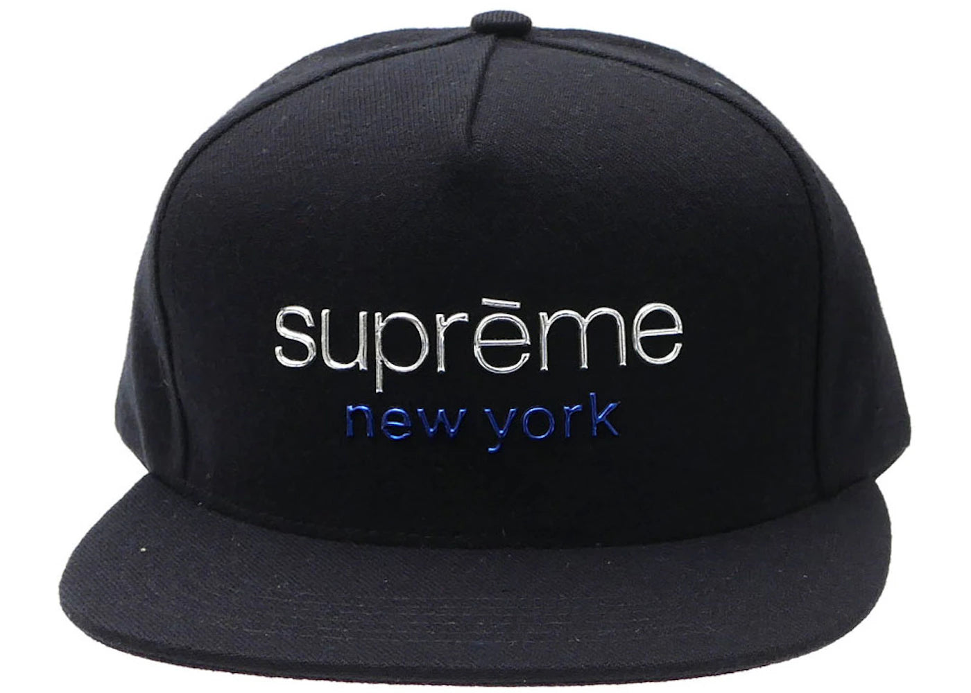 Supreme Chrome Classic Logo 5 Panel Black