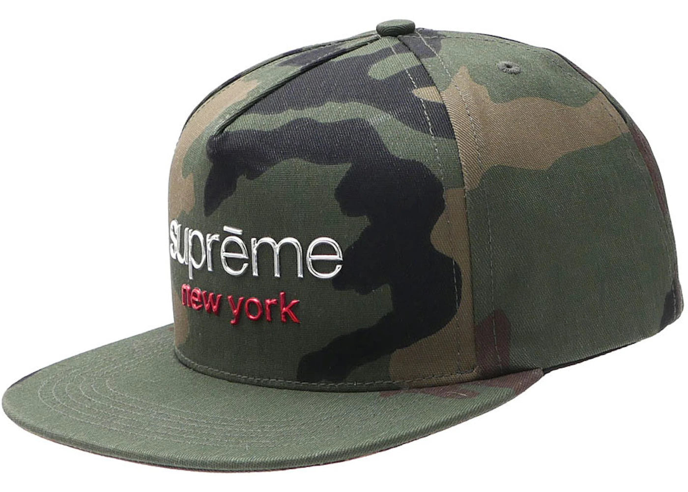 Supreme Chrome Classic Logo 5 Panel Camo