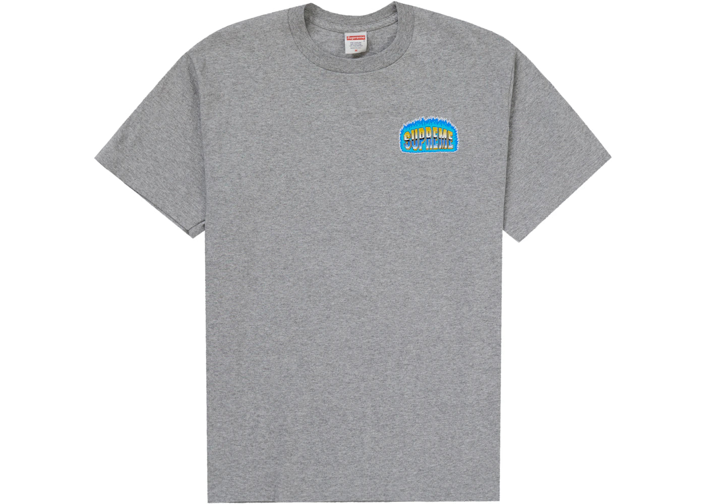 Supreme Chrome Tee Heather Grey