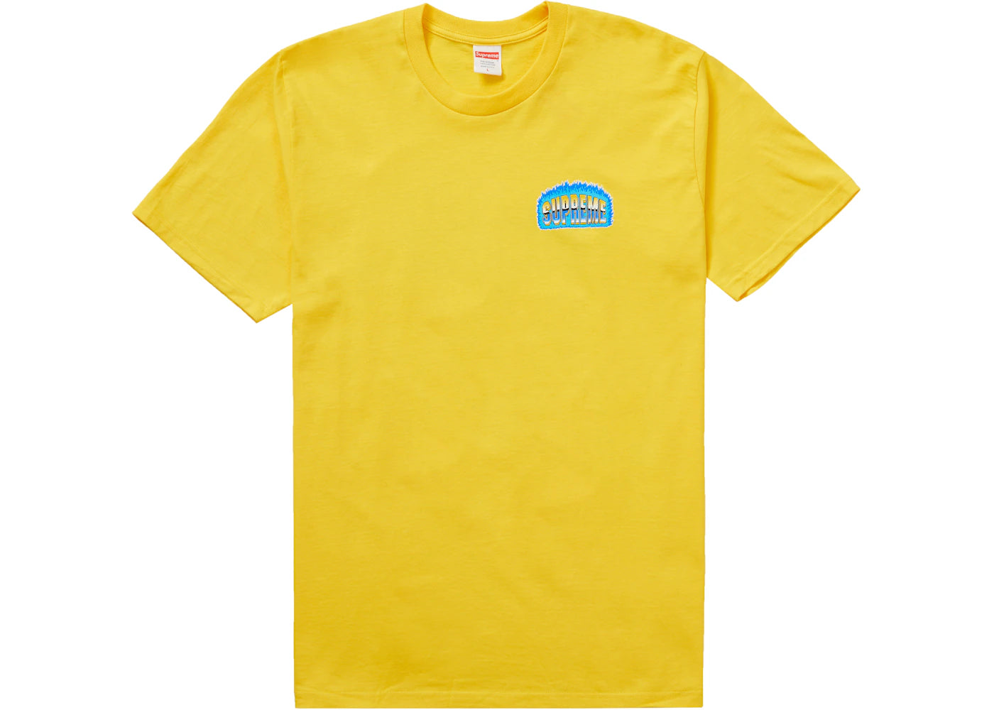Supreme Chrome Tee Yellow