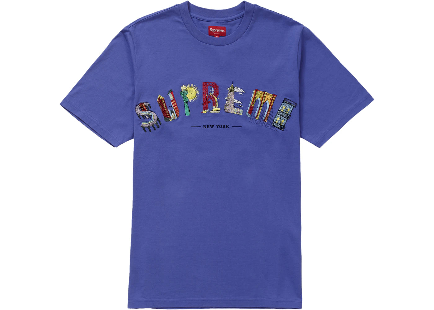 Supreme City Arc Tee Dusty Purple