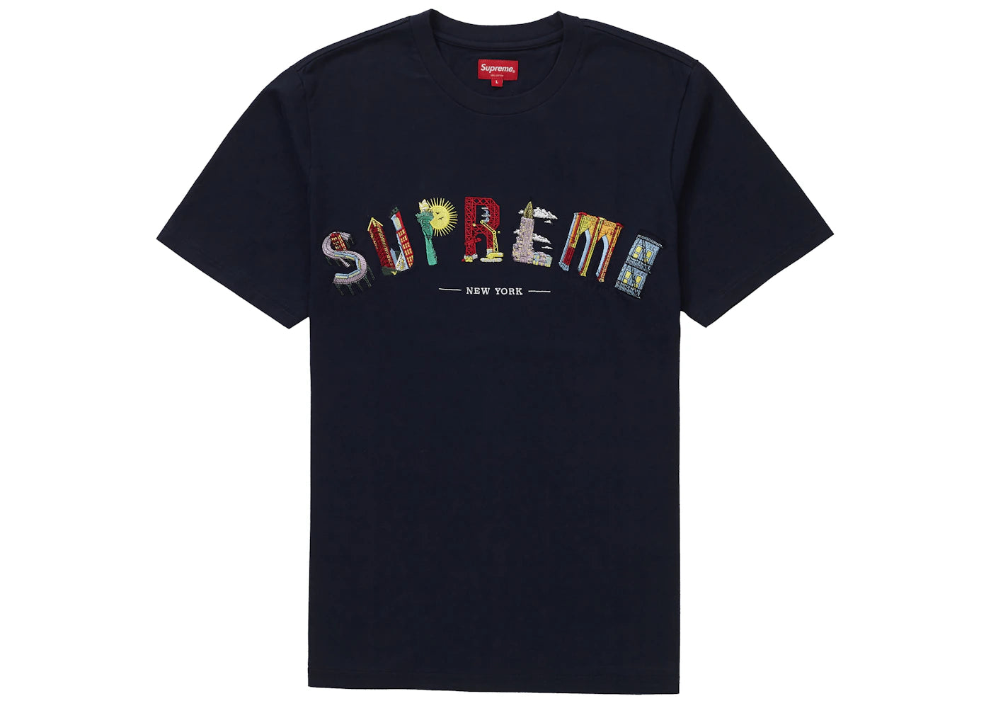 Supreme City Arc Tee Navy