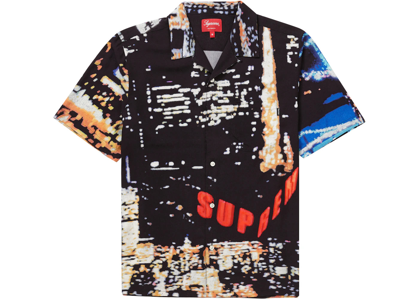 Supreme City Lights Rayon S/S Shirt Black