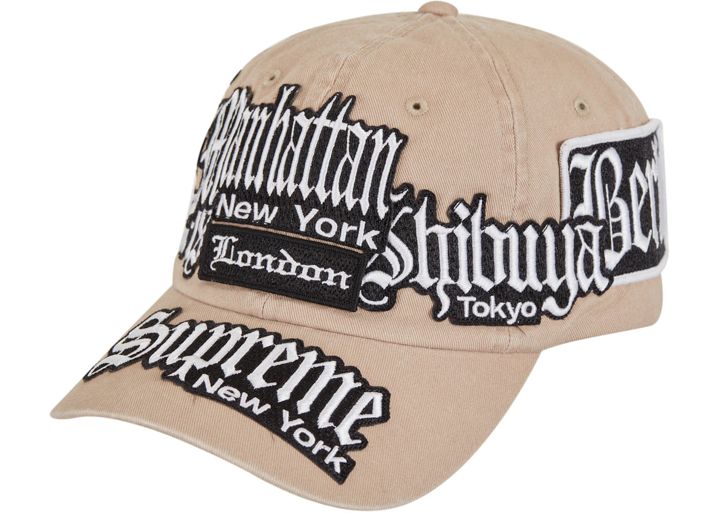 Supreme City Patches 6-Panel Khaki