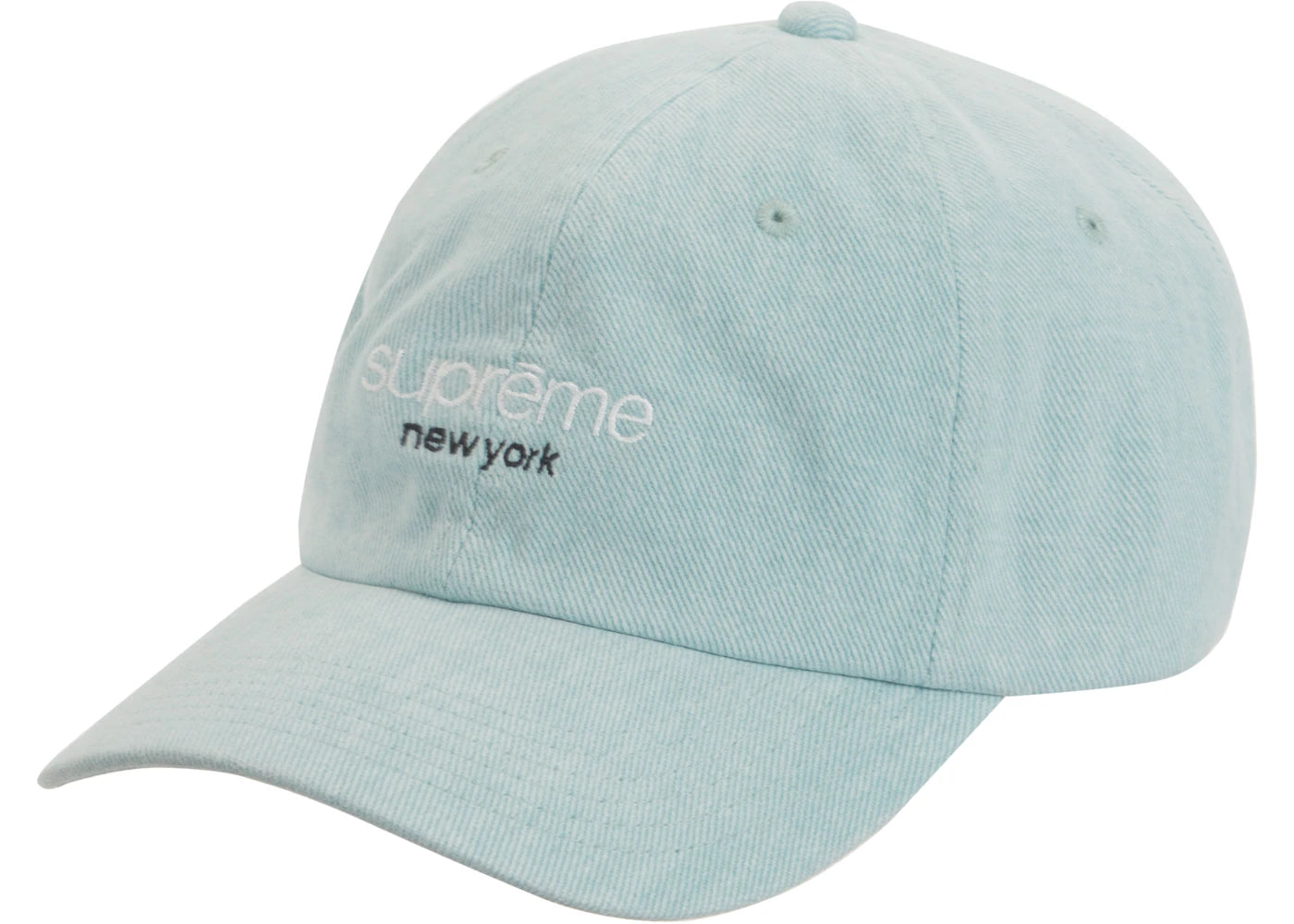 Supreme Classic Logo 6-Panel Light Blue