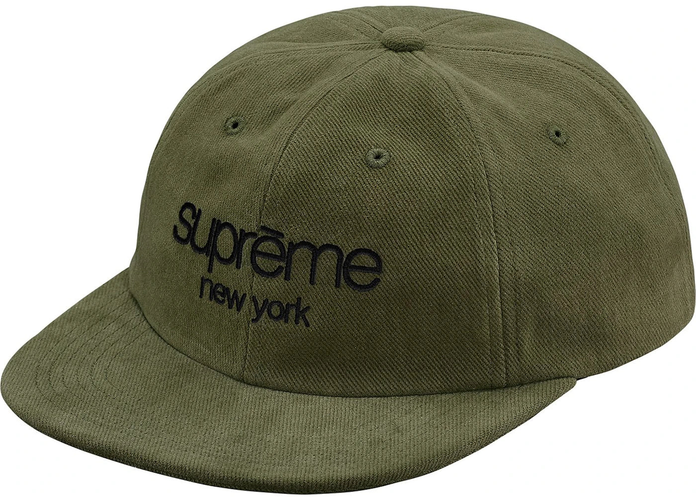 Supreme Classic Logo 6-Panel (SS18) Olive