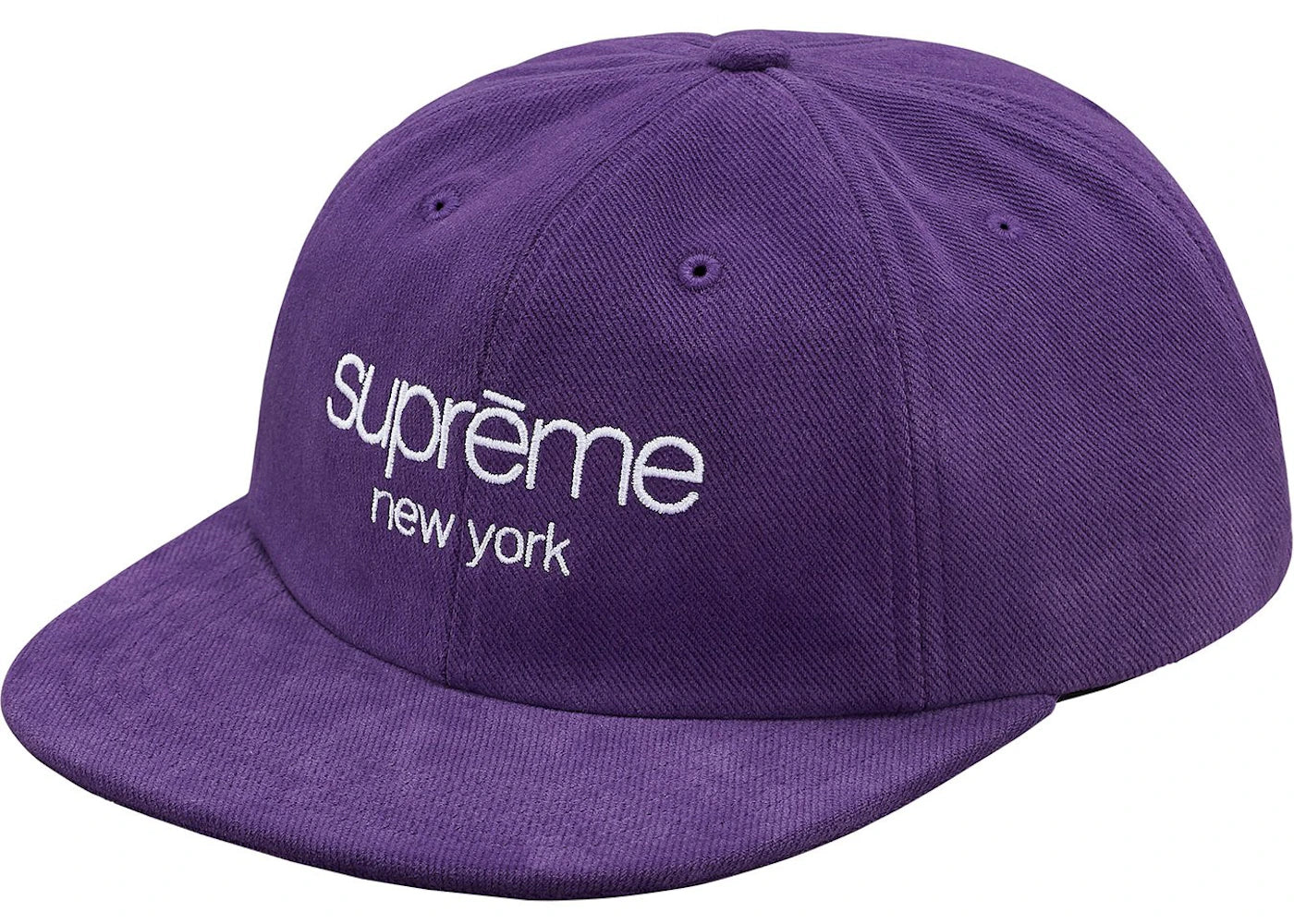 Supreme Classic Logo 6-Panel (SS18) Purple