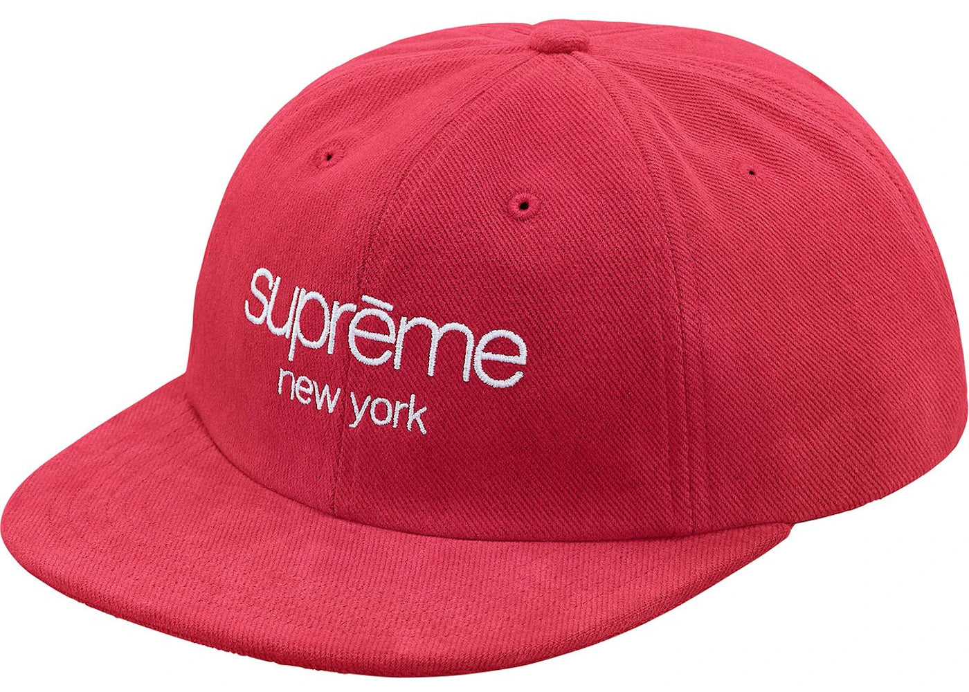 Supreme Classic Logo 6-Panel (SS18) Red