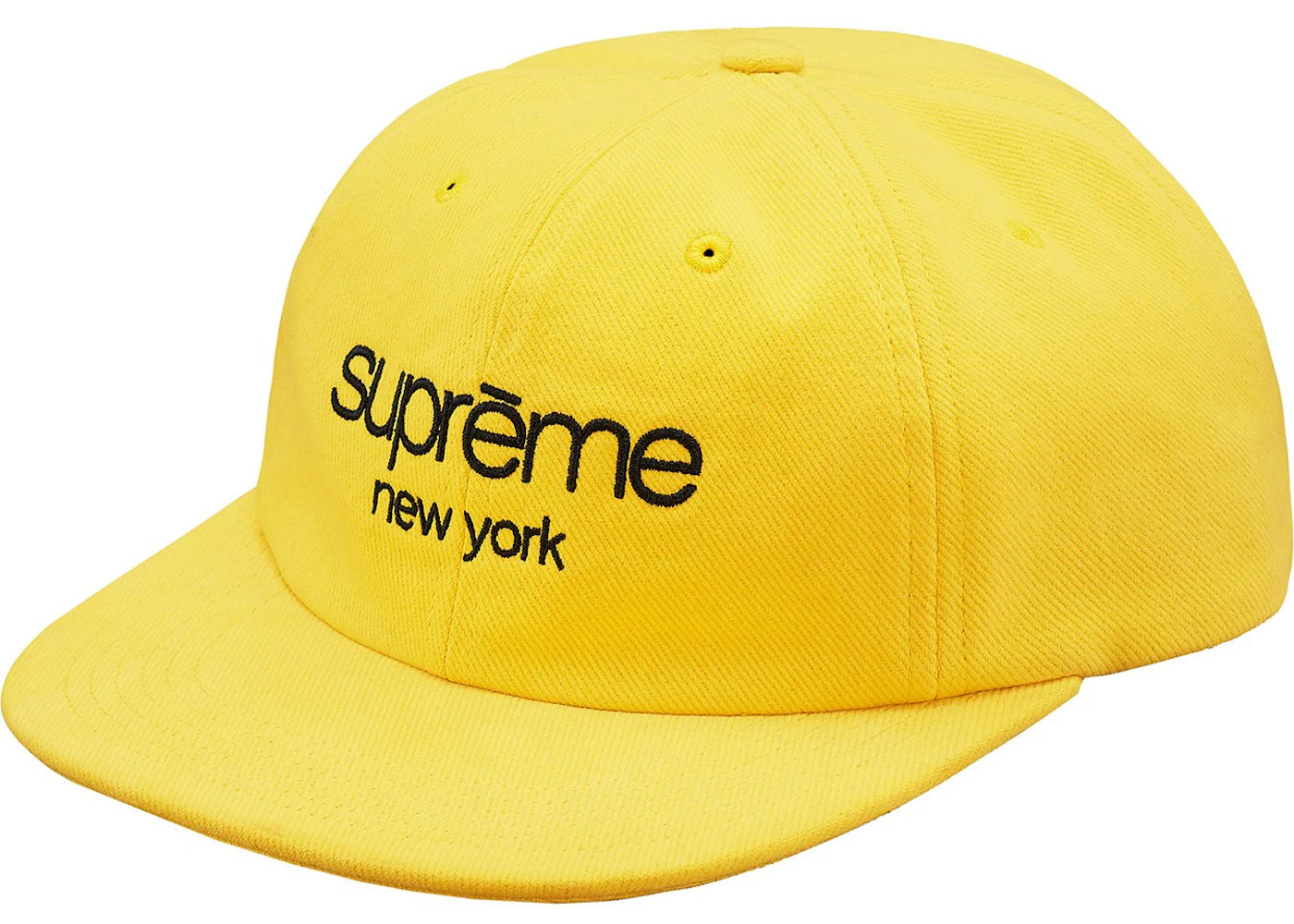 Supreme Classic Logo 6-Panel (SS18) Yellow