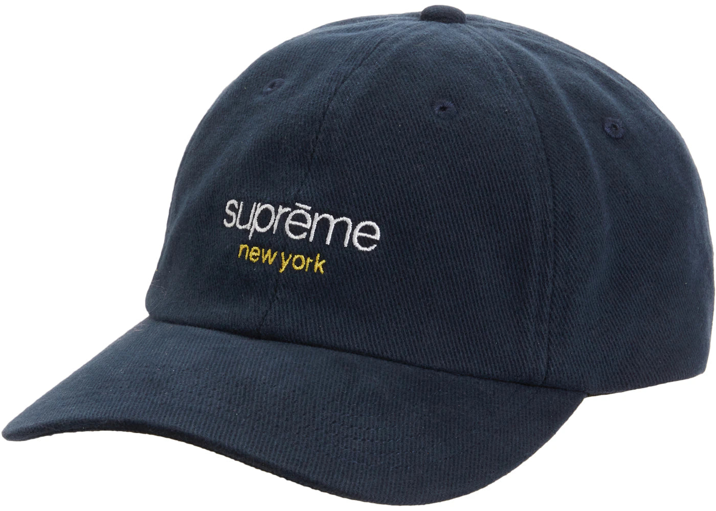 Supreme Classic Logo 6-Panel (SS21) Navy