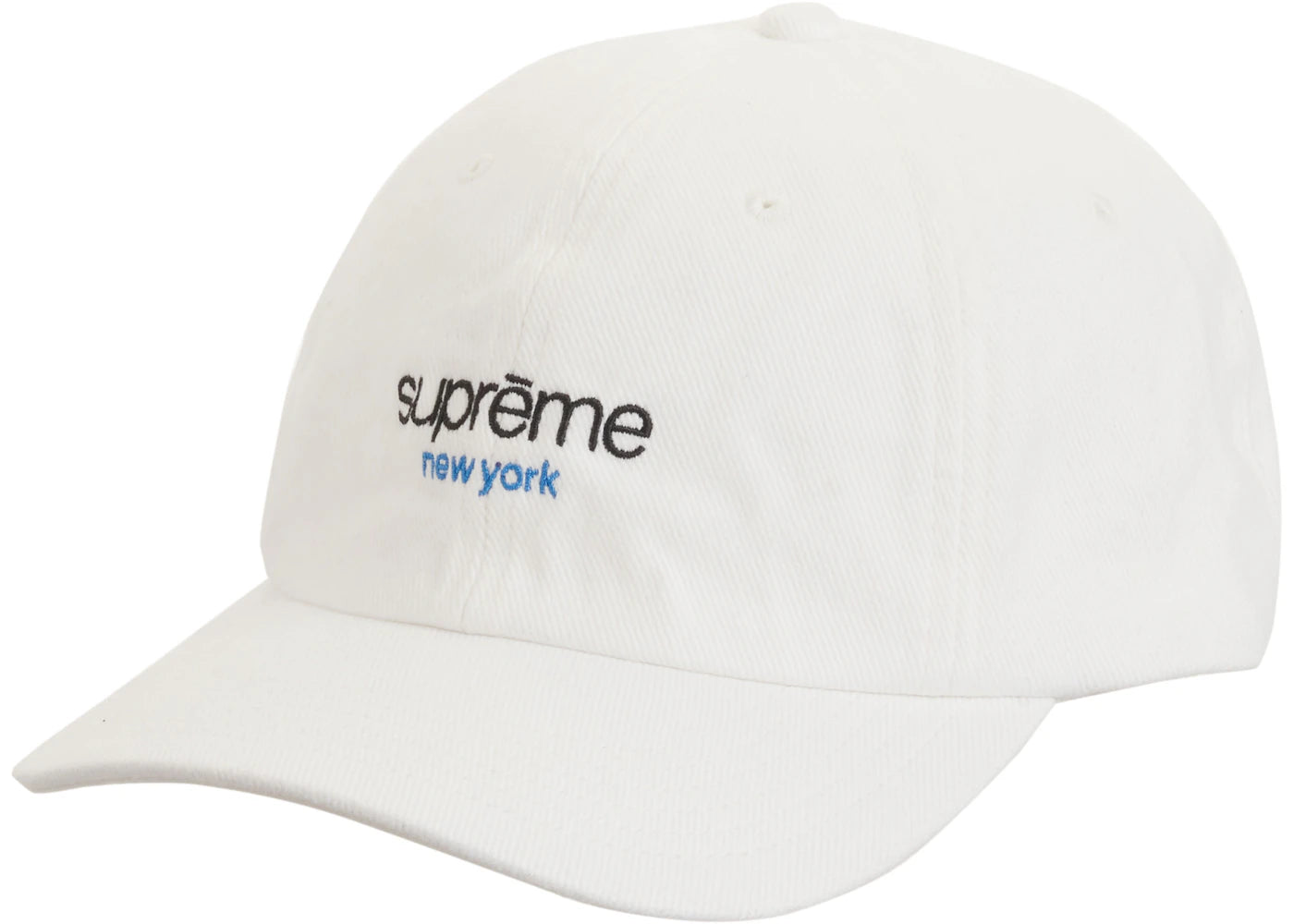 Supreme Classic Logo 6-Panel White