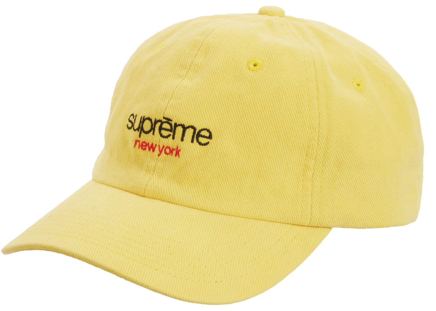 Supreme Classic Logo 6-Panel Yellow