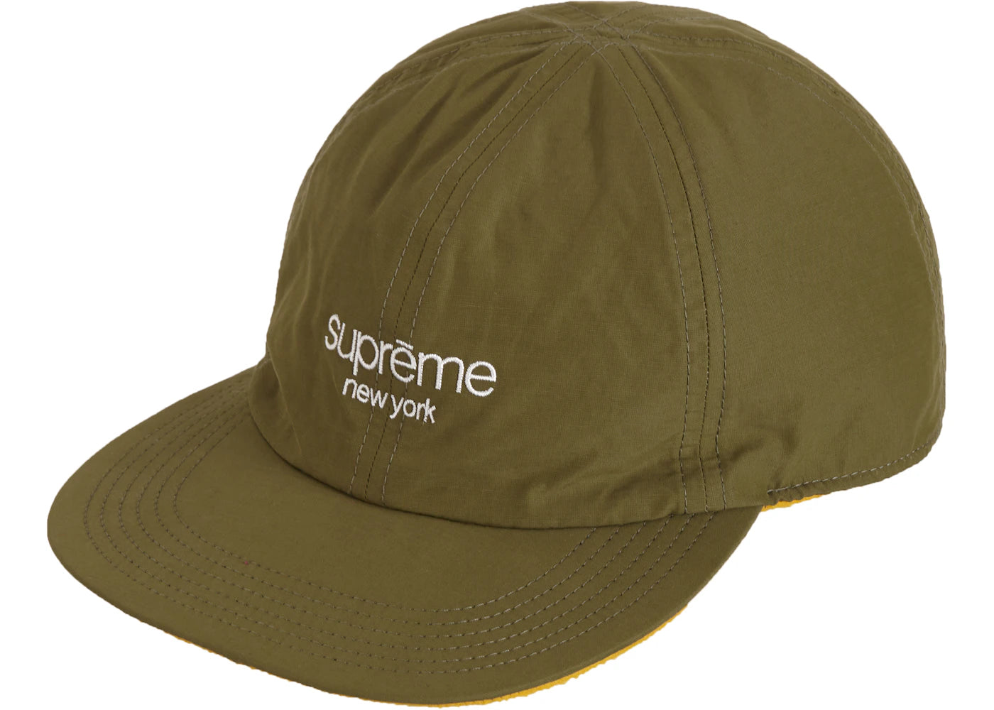 Supreme Classic Logo Reversible 6 Panel Green