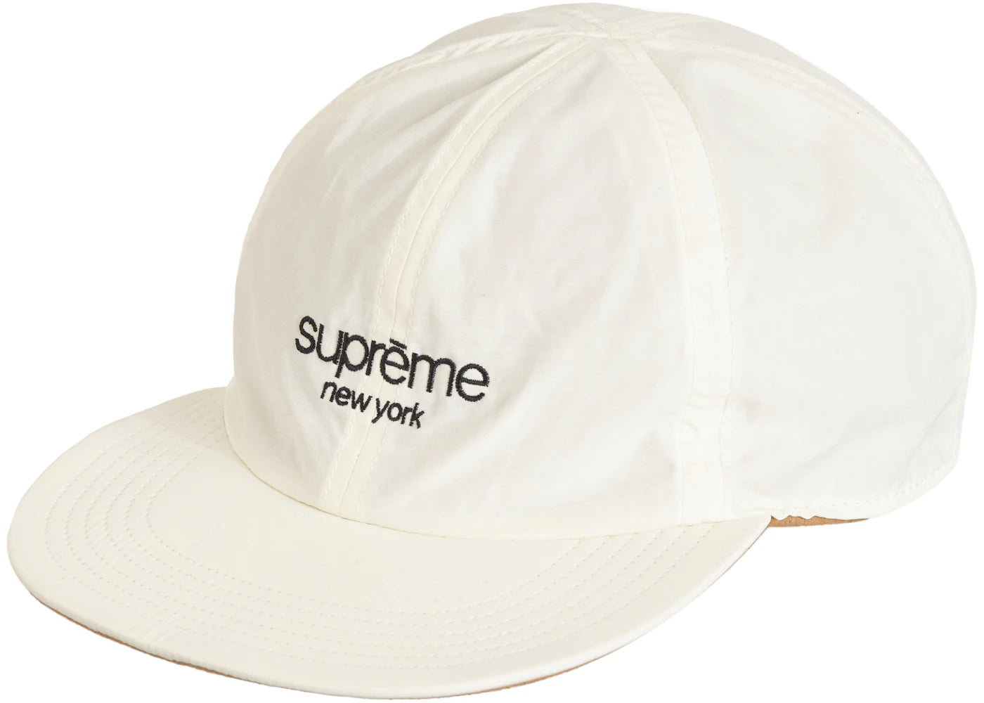 Supreme Classic Logo Reversible 6 Panel White