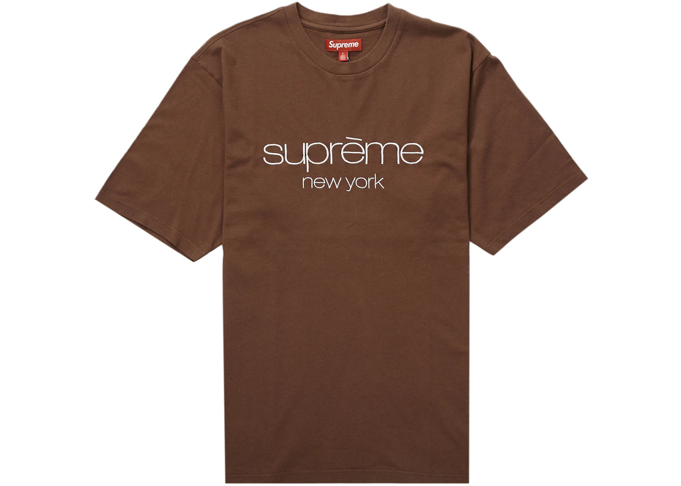 Supreme Classic Logo S/S Top Brown