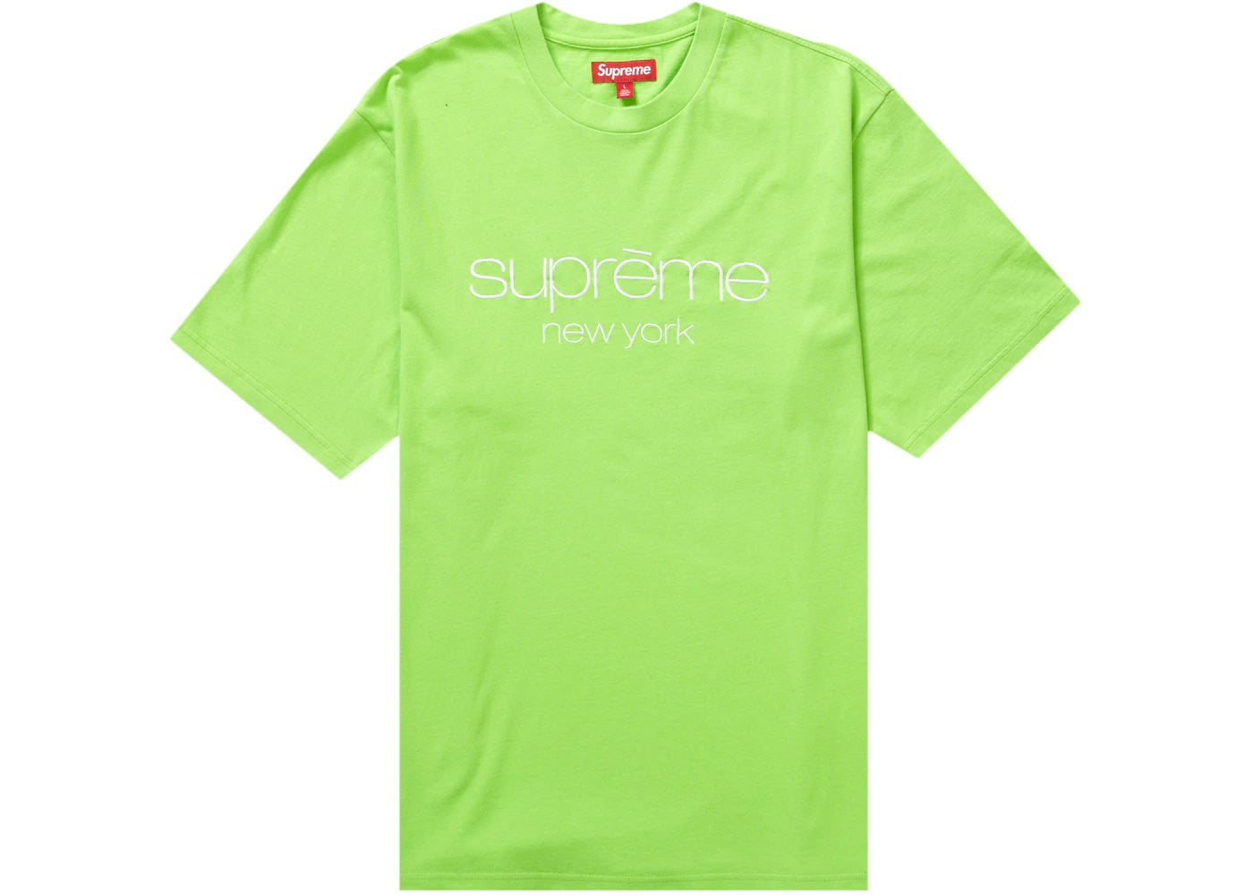 Supreme Classic Logo S/S Top Lime