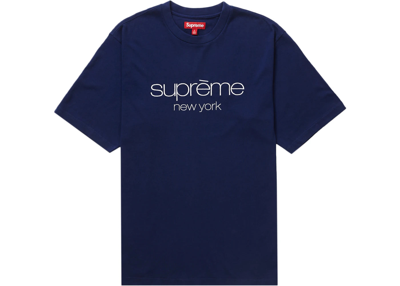 Supreme Classic Logo S/S Top Navy