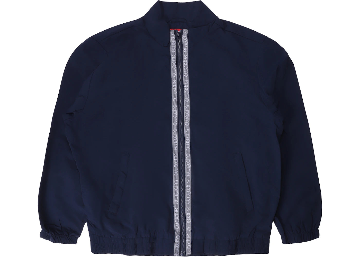 Supreme Classic Logo Taping Track Jacket Navy