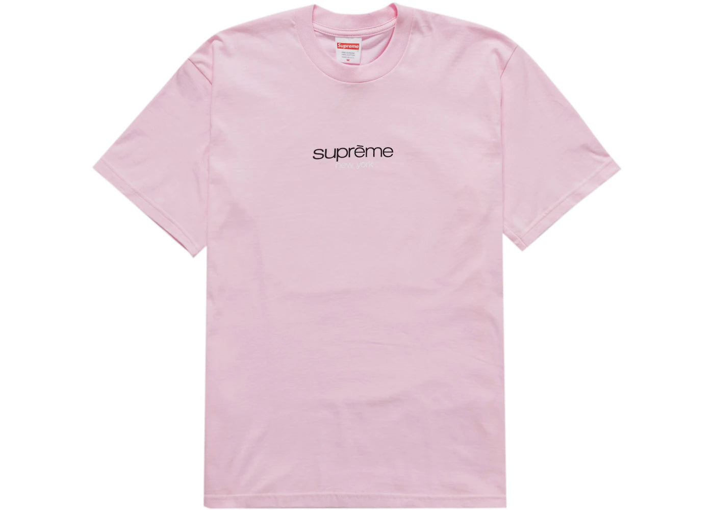 Supreme Classic Logo Tee Light Pink