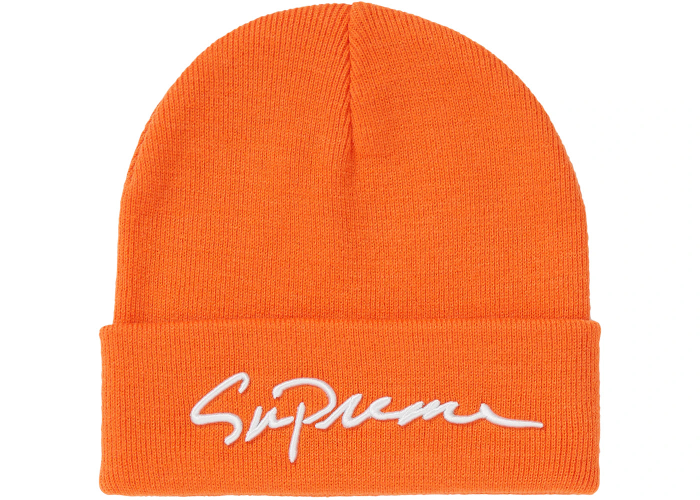 Supreme Classic Script Beanie Orange