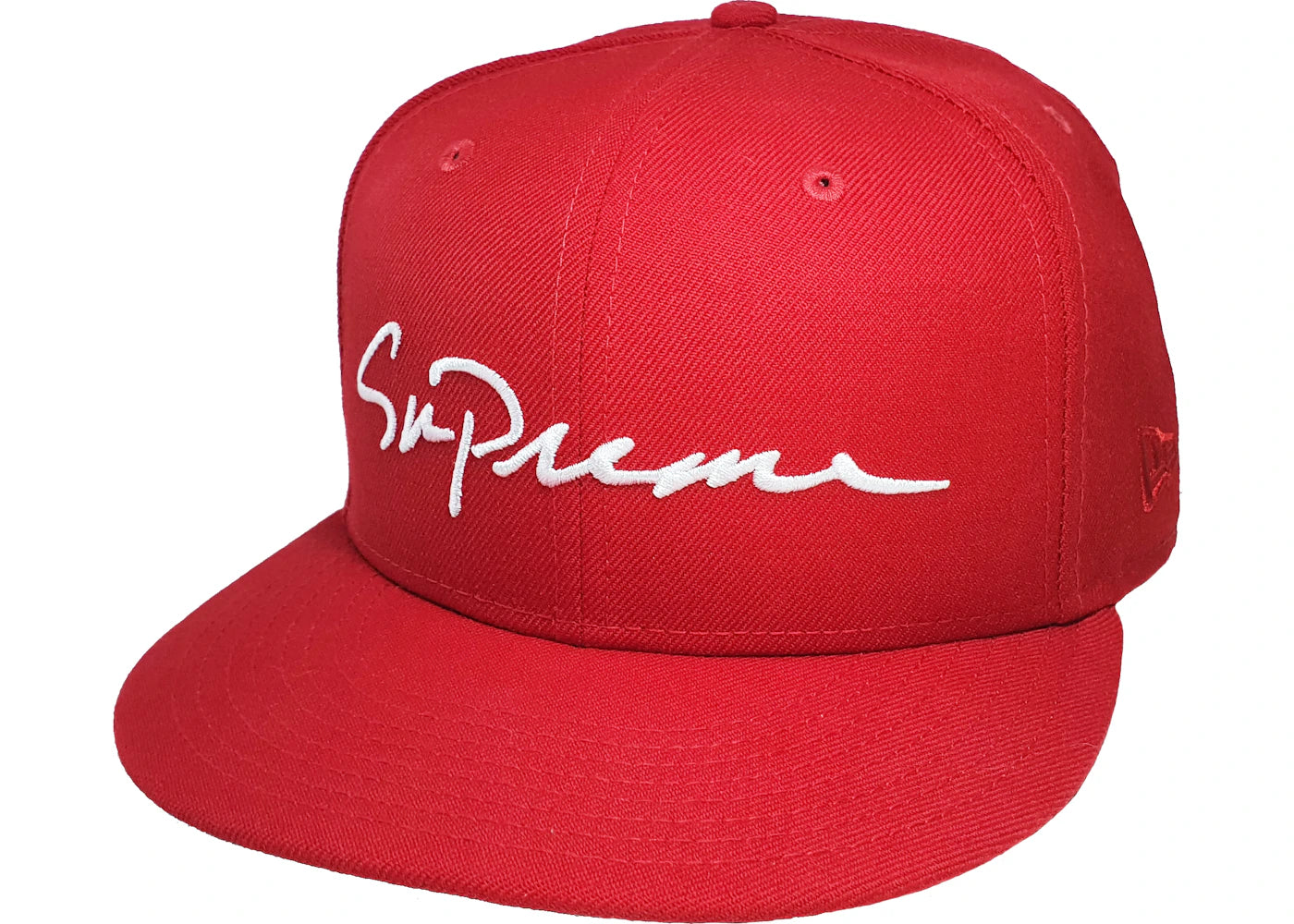 Supreme Classic Script New Era Cap Red