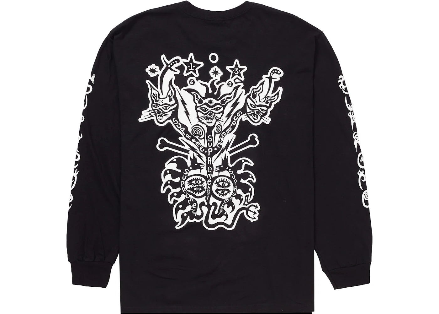 Supreme Clayton Patterson L/S Tee Black