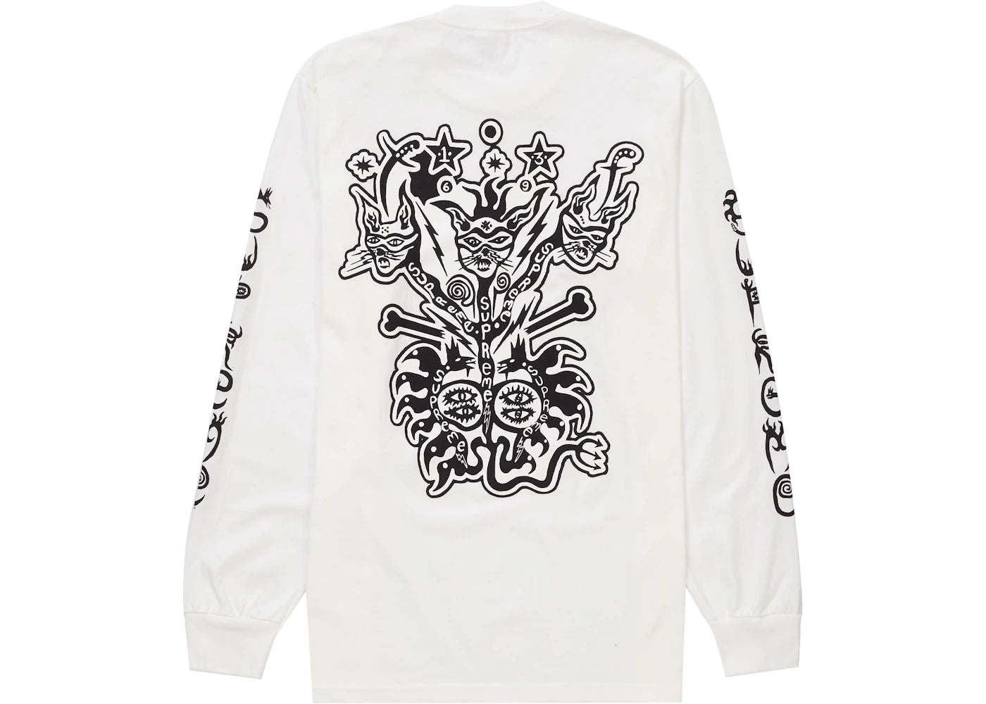 Supreme Clayton Patterson L/S Tee White