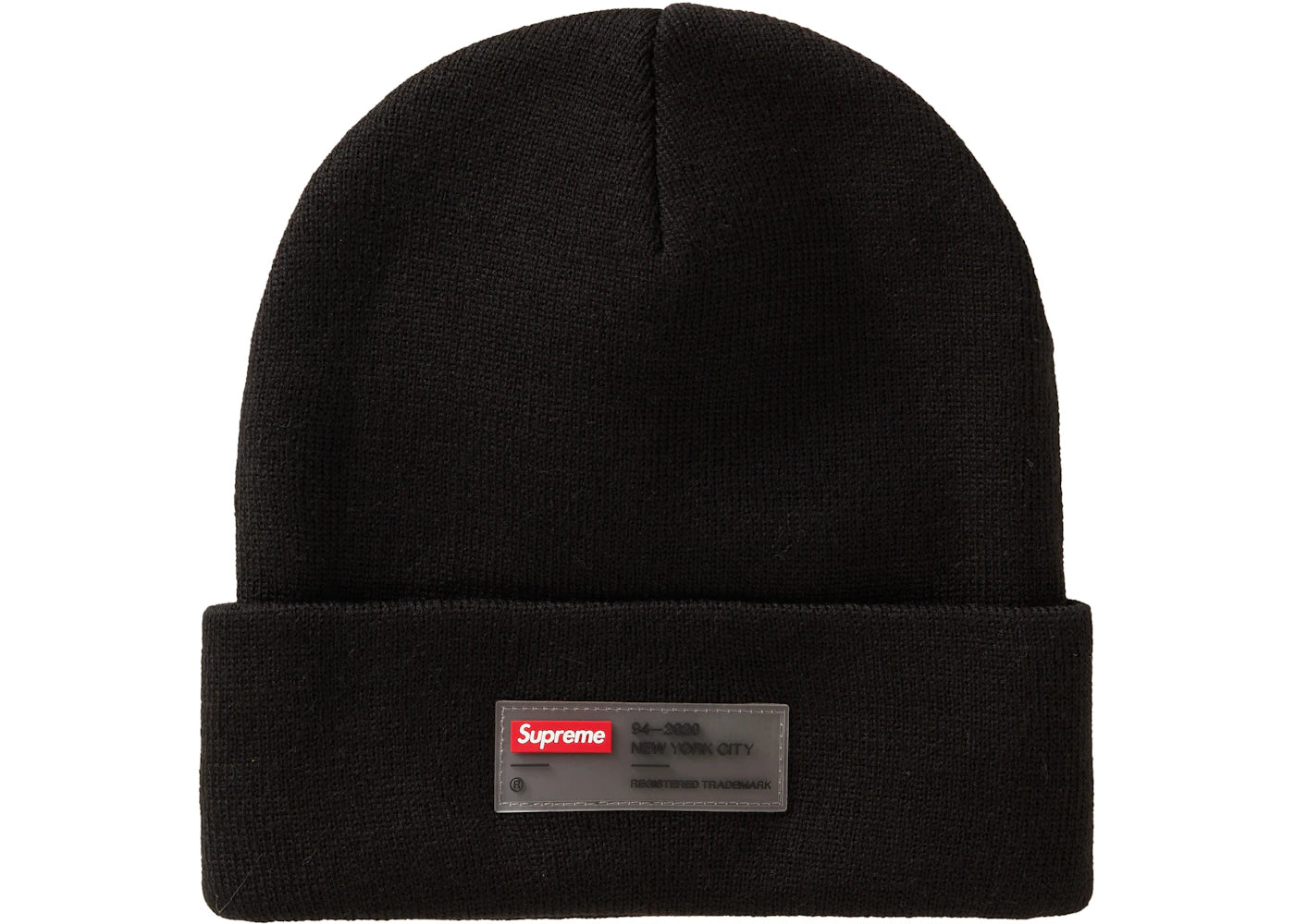 Supreme Clear Label Beanie Black