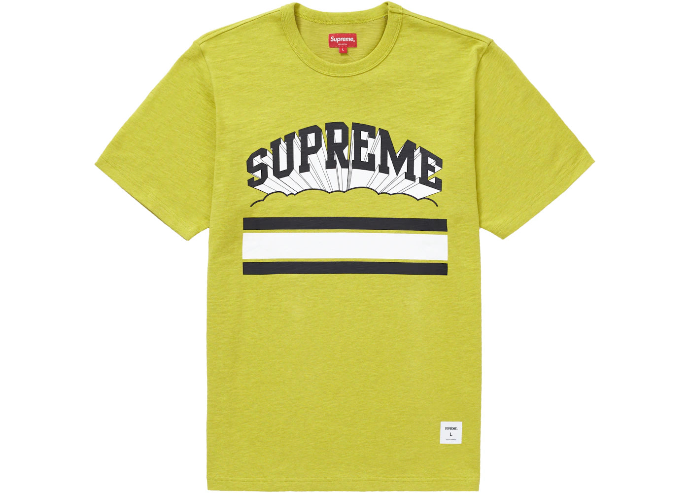 Supreme Cloud Arc Tee Heather Sulfur