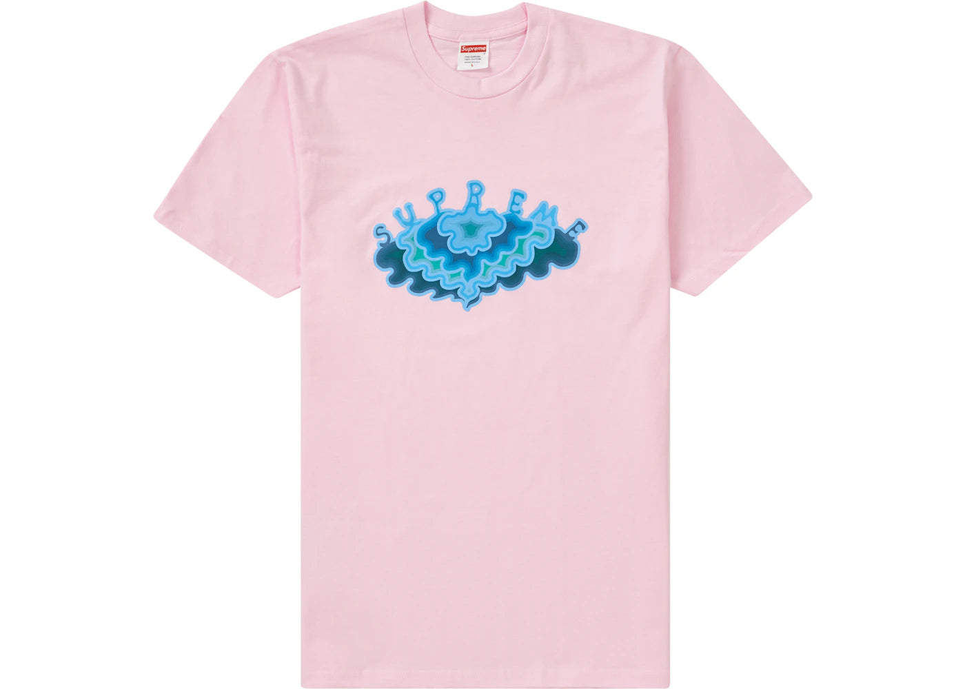Supreme Cloud Tee Light Pink