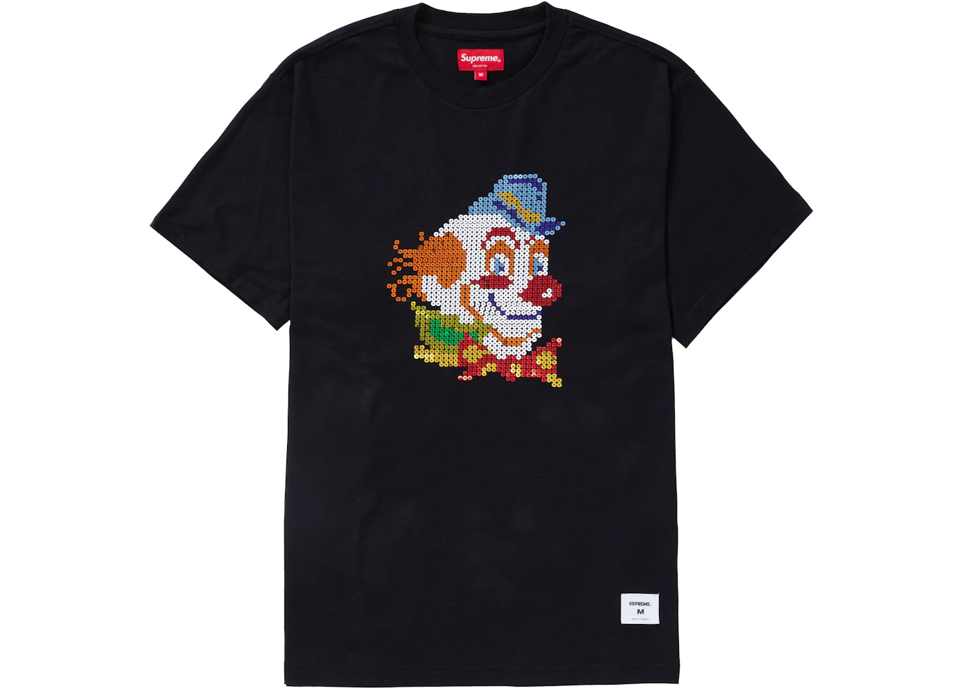 Supreme Clown Sequin S/S Top Black