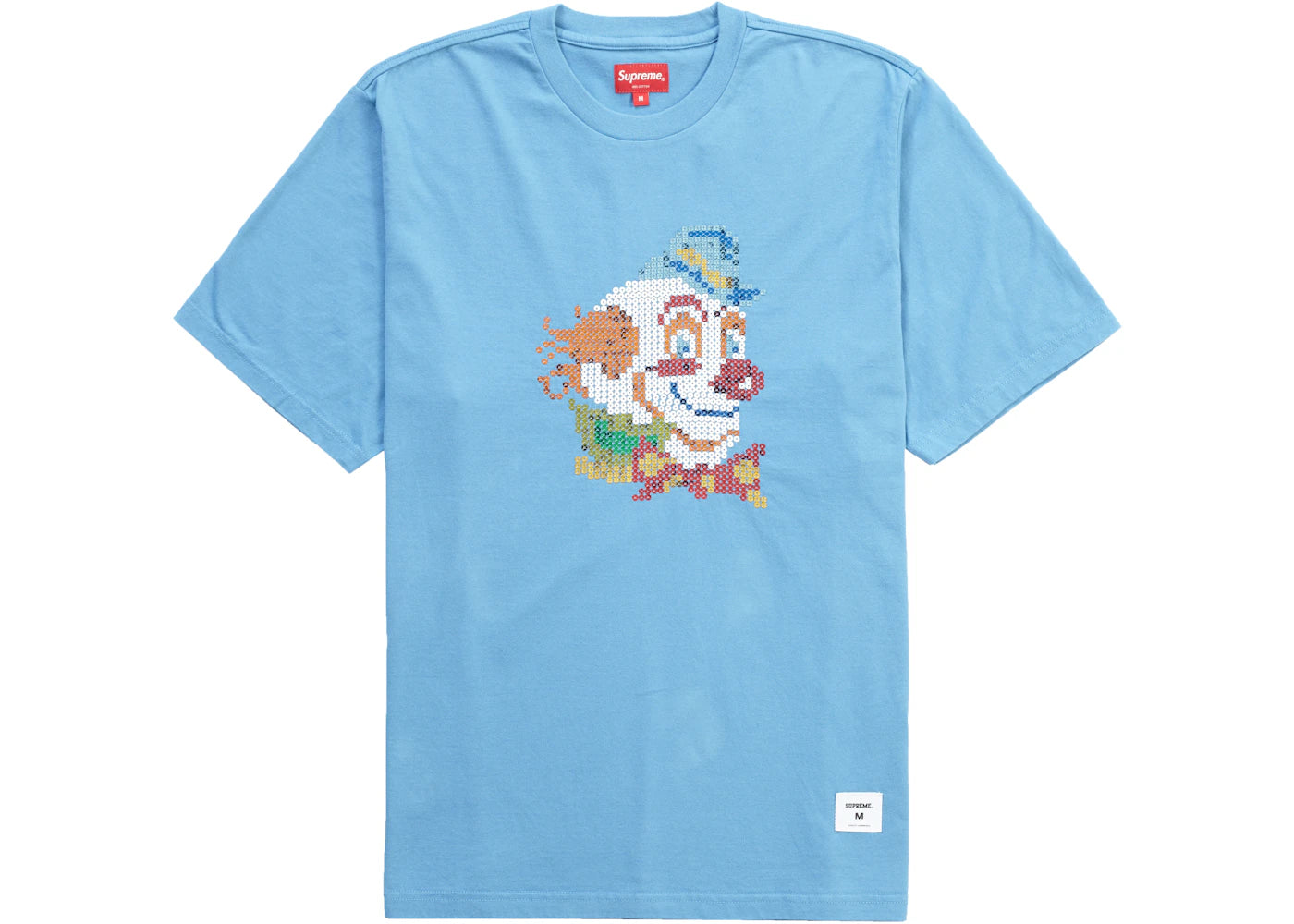 Supreme Clown Sequin S/S Top Light Blue