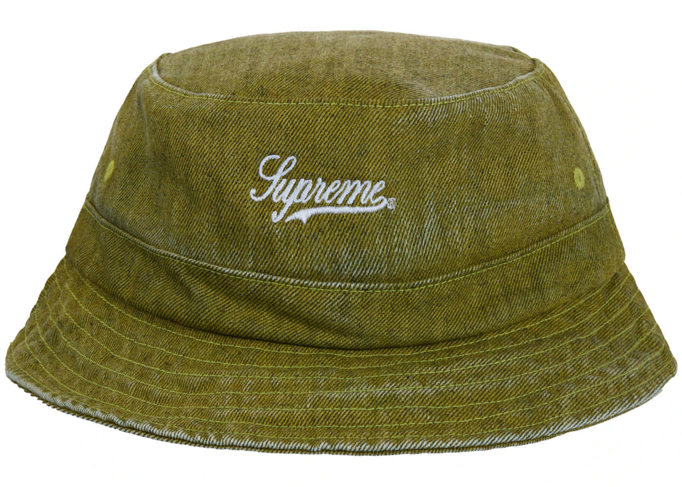 Supreme Coated Denim Crusher Olive