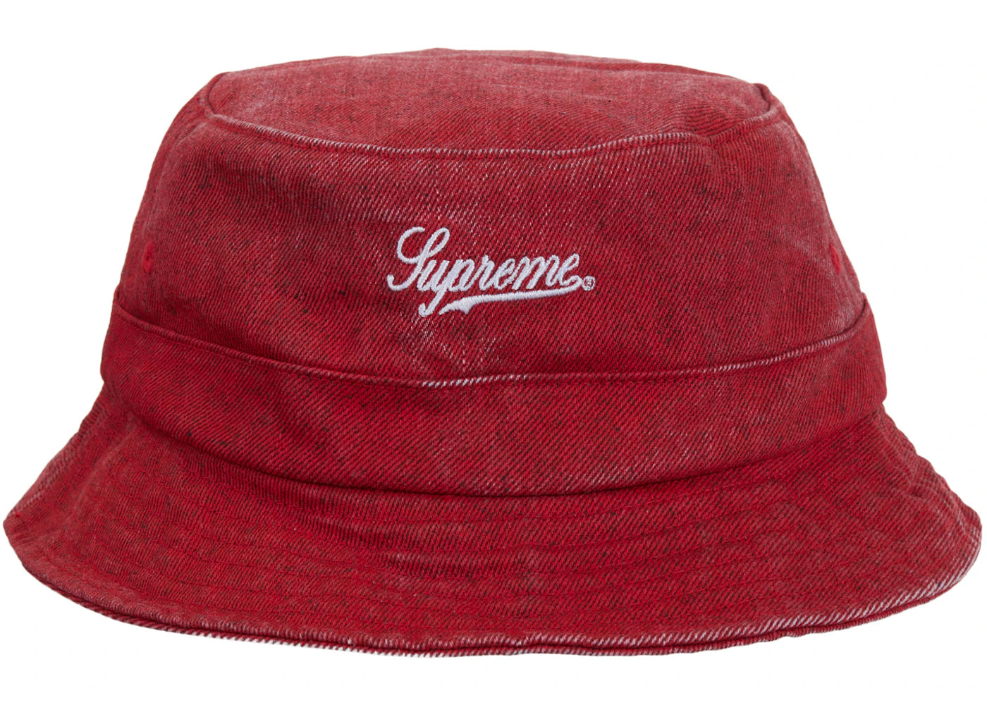 Supreme Coated Denim Crusher Red