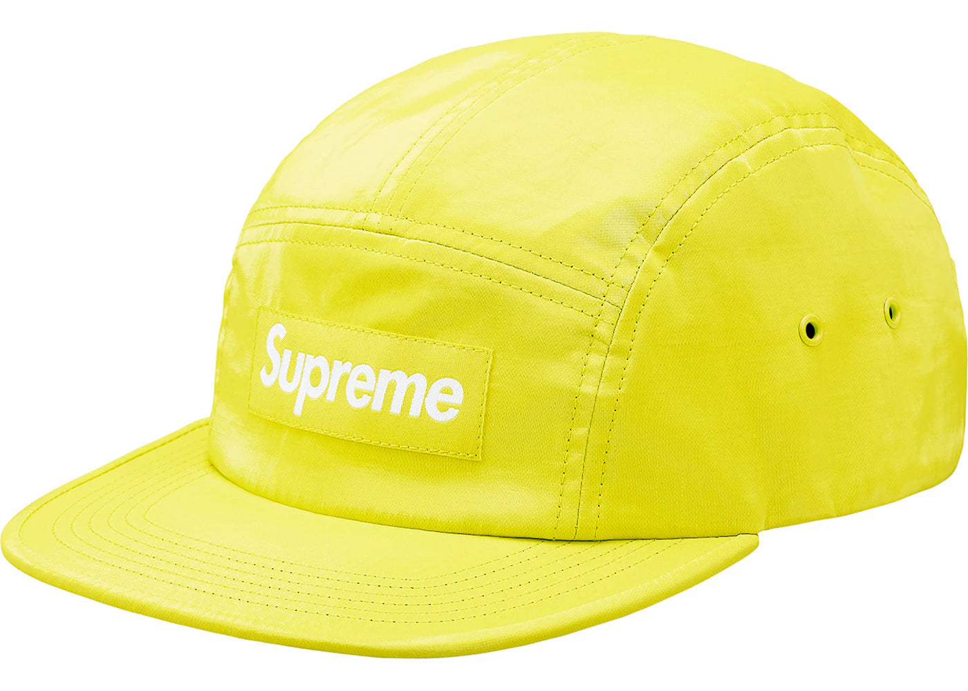 Supreme Coated Linen Camp Cap Lime