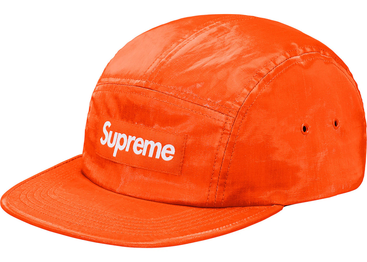 Supreme Coated Linen Camp Cap Orange