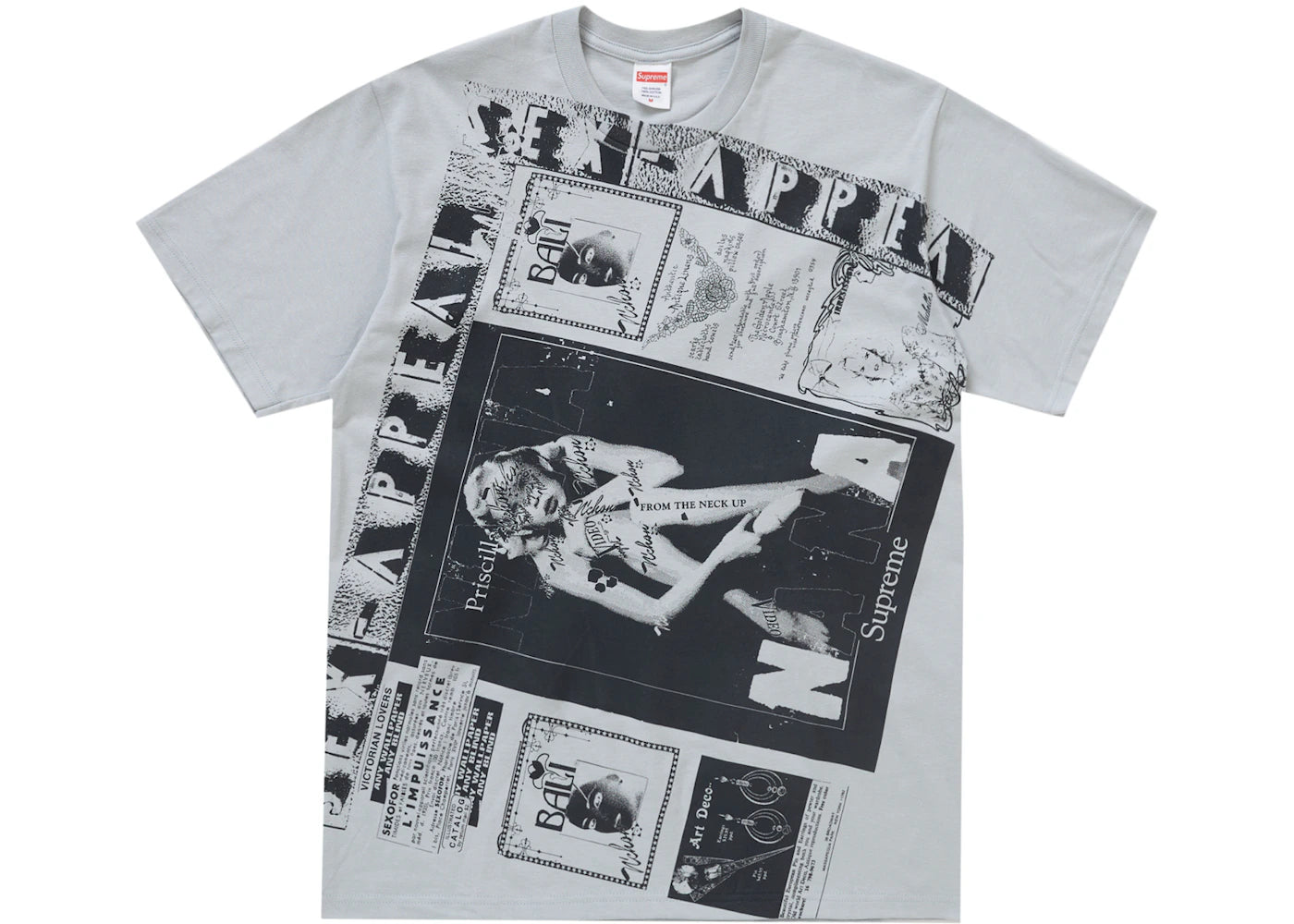 Supreme Collage Tee Cement