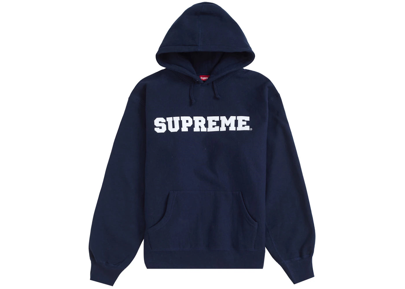 Supreme Collegiate Hooded Sweatshirt Navy